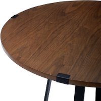 Brown 40 Inch Round Dining Room Table-4