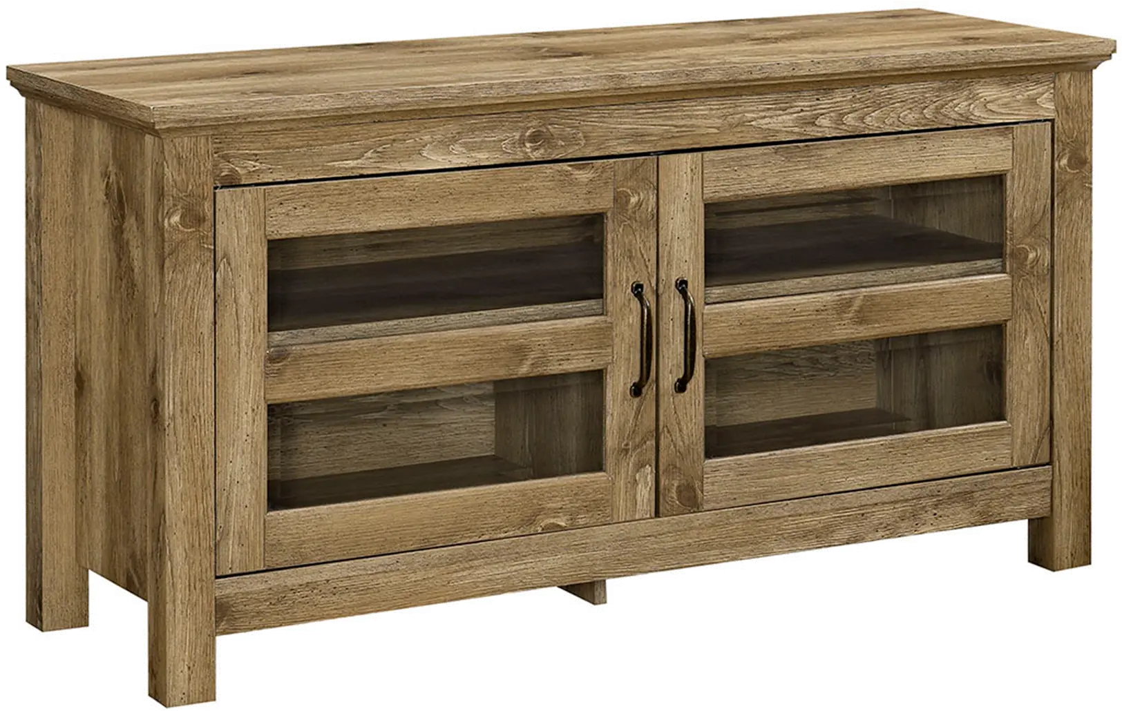 WQ44CFDBW Rustic 44 inch Barnwood TV Stand - Coronado-2