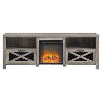 W70FPABGW Rustic 70 inch Farmhouse Fireplace TV Stand - Abilene-2