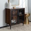 30 Industrial Storage Cabinet - Dark Walnut