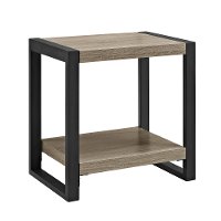 Driftwood Gray 24 Inch Side Table - City Grove-2