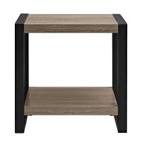 Driftwood Gray 24 Inch Side Table - City Grove-3