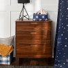 Mid Century Modern Walnut Brown 3-Drawer Dresser - Sloane
