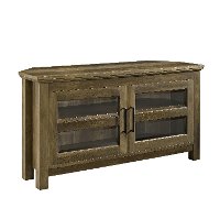 Brown Rustic Oak 44 Inch Corner TV Stand-3