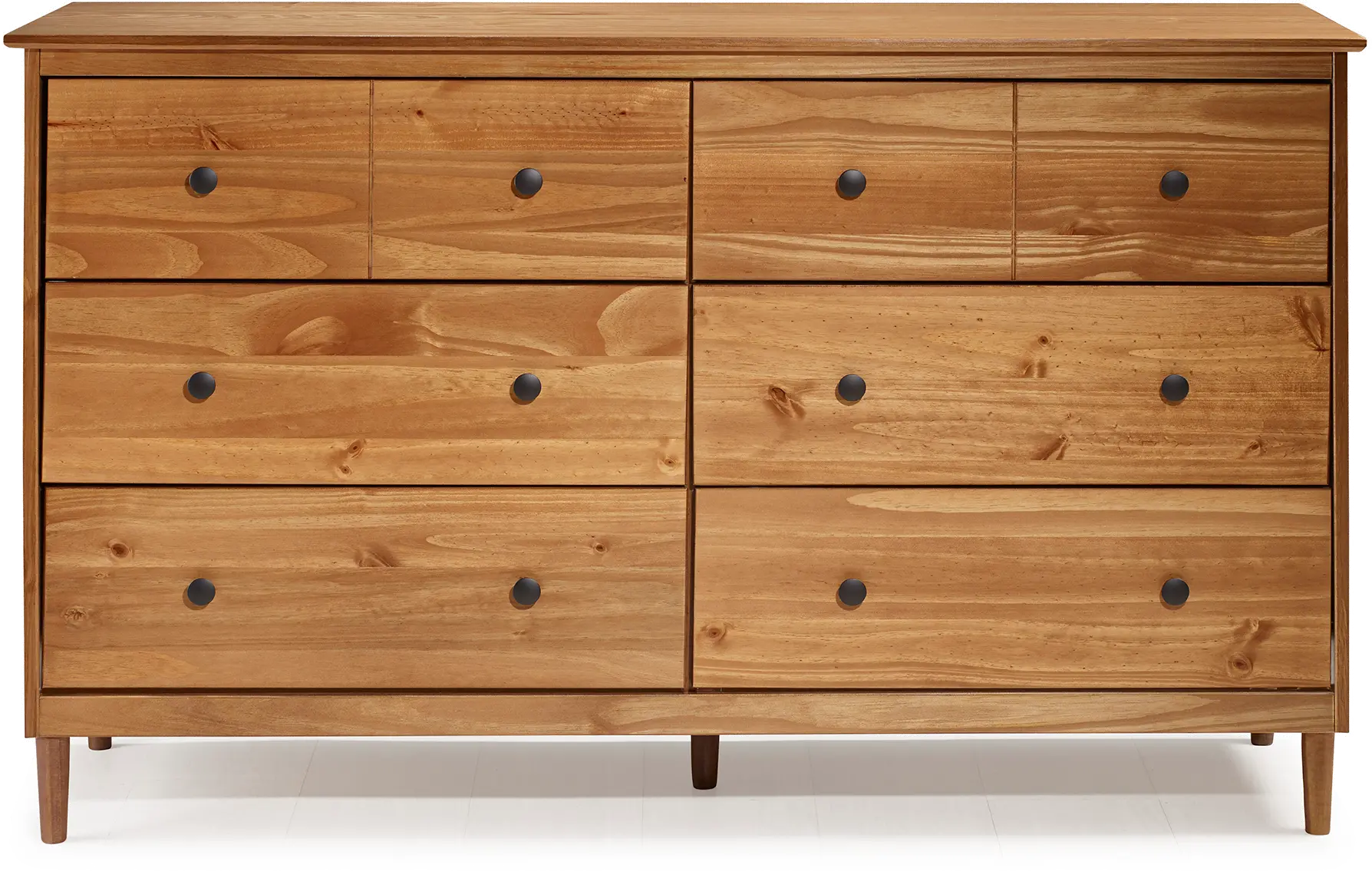 BR6DDDRCA Classic Caramel Brown Dresser - Spencer-4