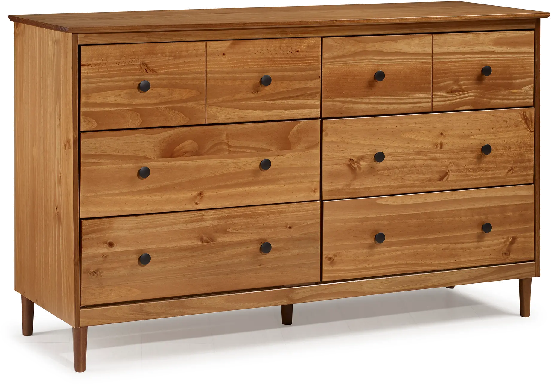 BR6DDDRCA Classic Caramel Brown Dresser - Spencer-5