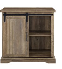 Farmhouse 32 inch Oak Dining Room Sideboard-4