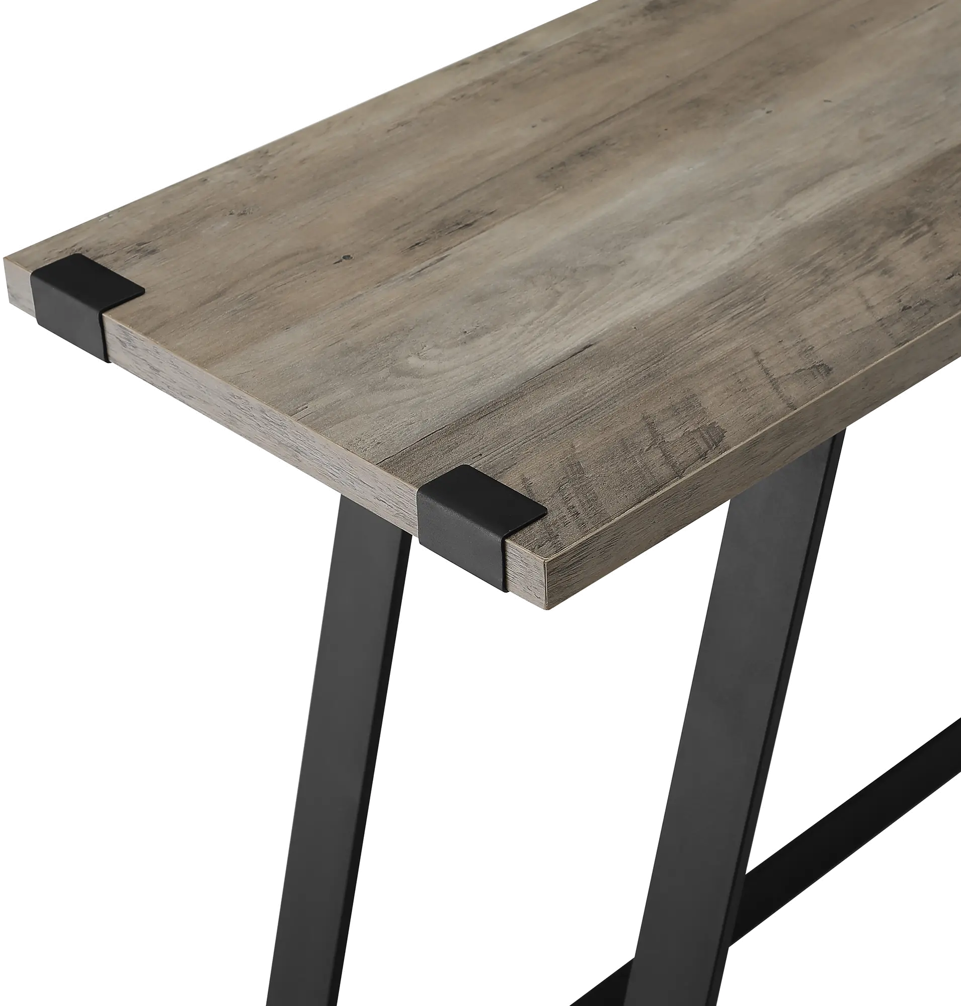 AF46MWETGW Gray 46 Inch Entryway Table - Metal Wrap-5