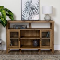 Rustic Oak 52 Inch Barnwood TV Stand-2