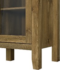 Rustic Oak 52 Inch Barnwood TV Stand-4