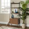 BS72ARSTMO Arlo Industrial Mocha 72 inch Bookcase