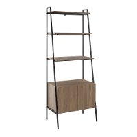 Industrial Mocha 72 inch Bookcase - Arlo Storage-4