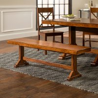 Industrial Brown 60 Inch Dining Room Bench