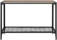C44AIETAG Brown 44 Inch Rustic Entry Table - Angle Iron-4