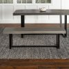 Gray 60 Inch Dining Room Bench