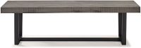 Gray 60 Inch Dining Room Bench-3