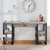 D60UBS30AG Driftwood Gray 60 Inch Computer Desk - Urban Blend