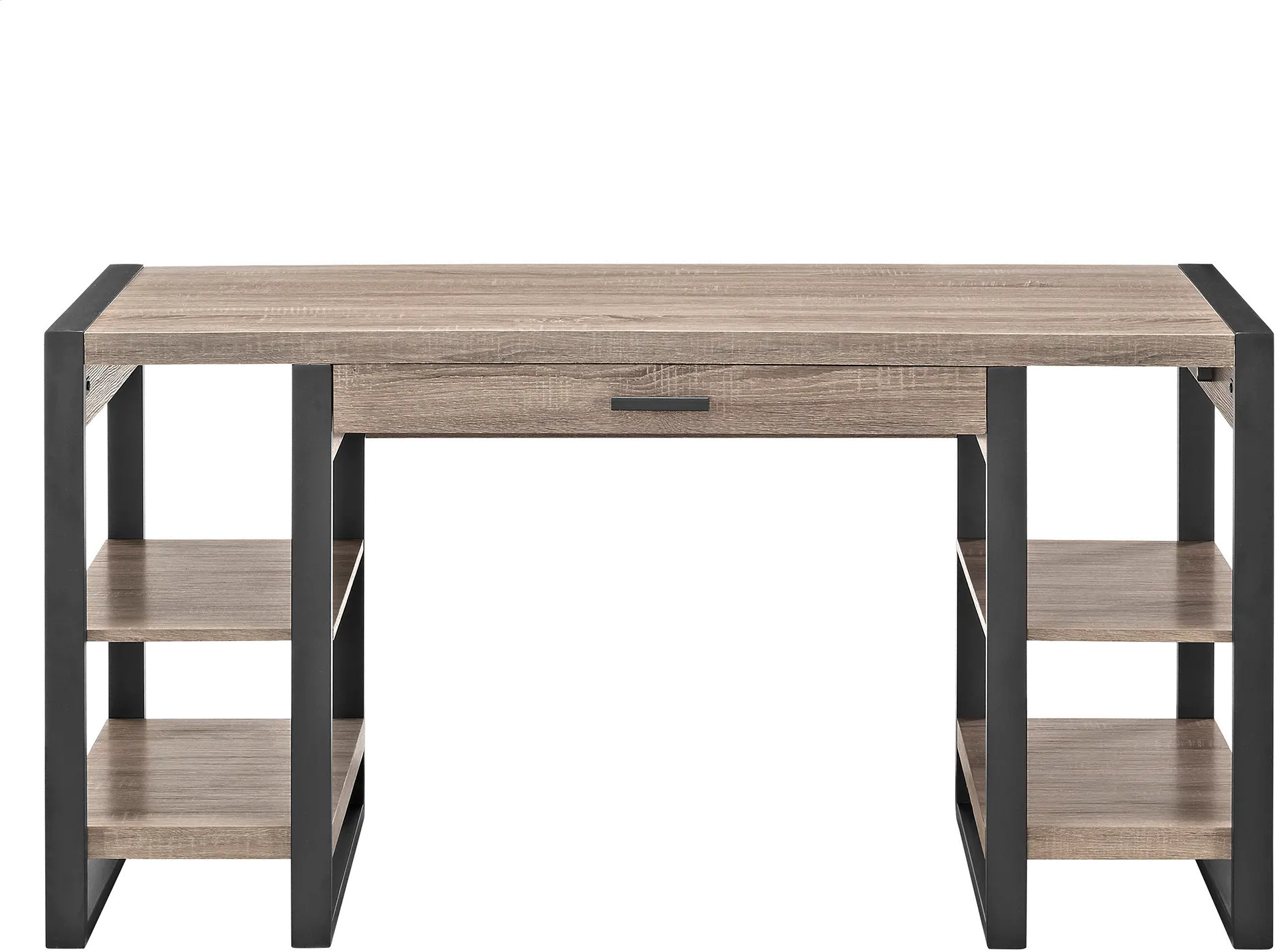 D60UBS30AG Driftwood Gray 60 Inch Computer Desk - Urban Blend-3