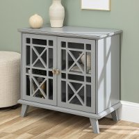 32 Gray Accent Storage Cabinet-2