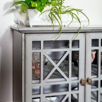 32 Gray Accent Storage Cabinet-3