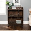 Dark Brown 36 Inch Bar Cabinet