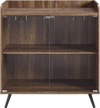 Dark Brown 36 Inch Bar Cabinet-3