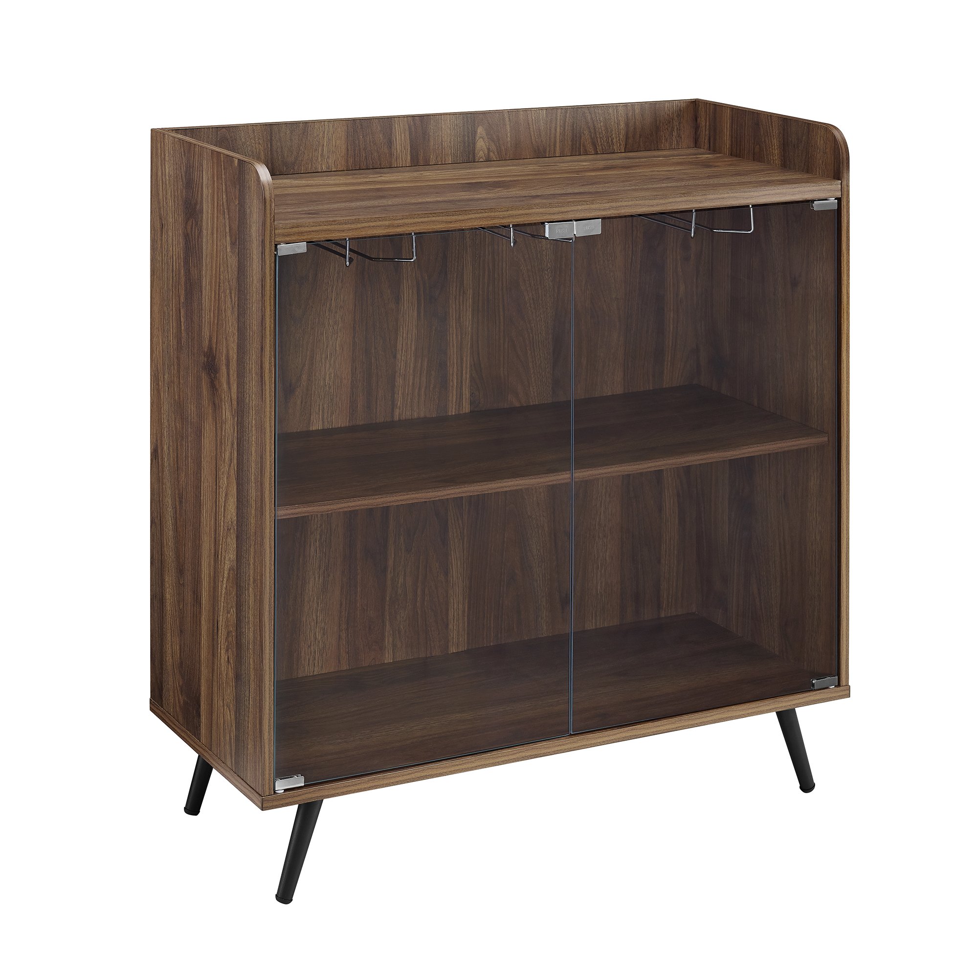 BU30SEADW Dark Brown 36 Inch Bar Cabinet-4