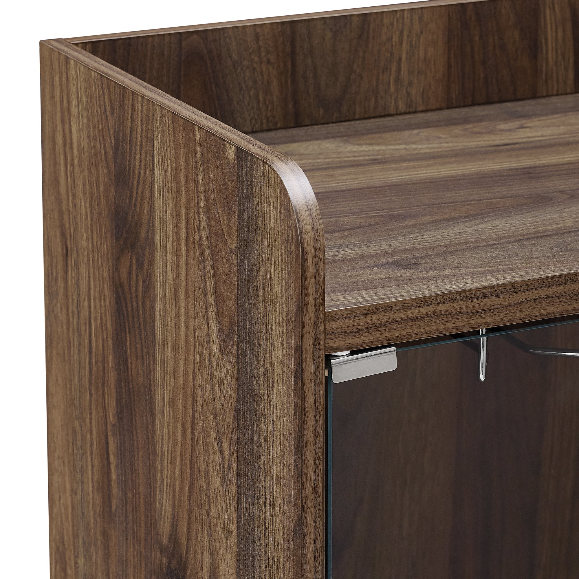 BU30SEADW Dark Brown 36 Inch Bar Cabinet-5