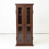 Brown 41 inch Media Storage Tower