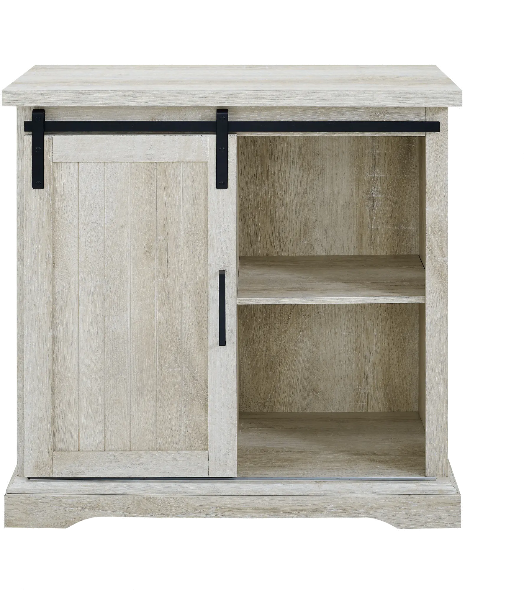 AF32ALGRDWO Farmhouse White Oak 32 Inch Dining Room Sideboard-3