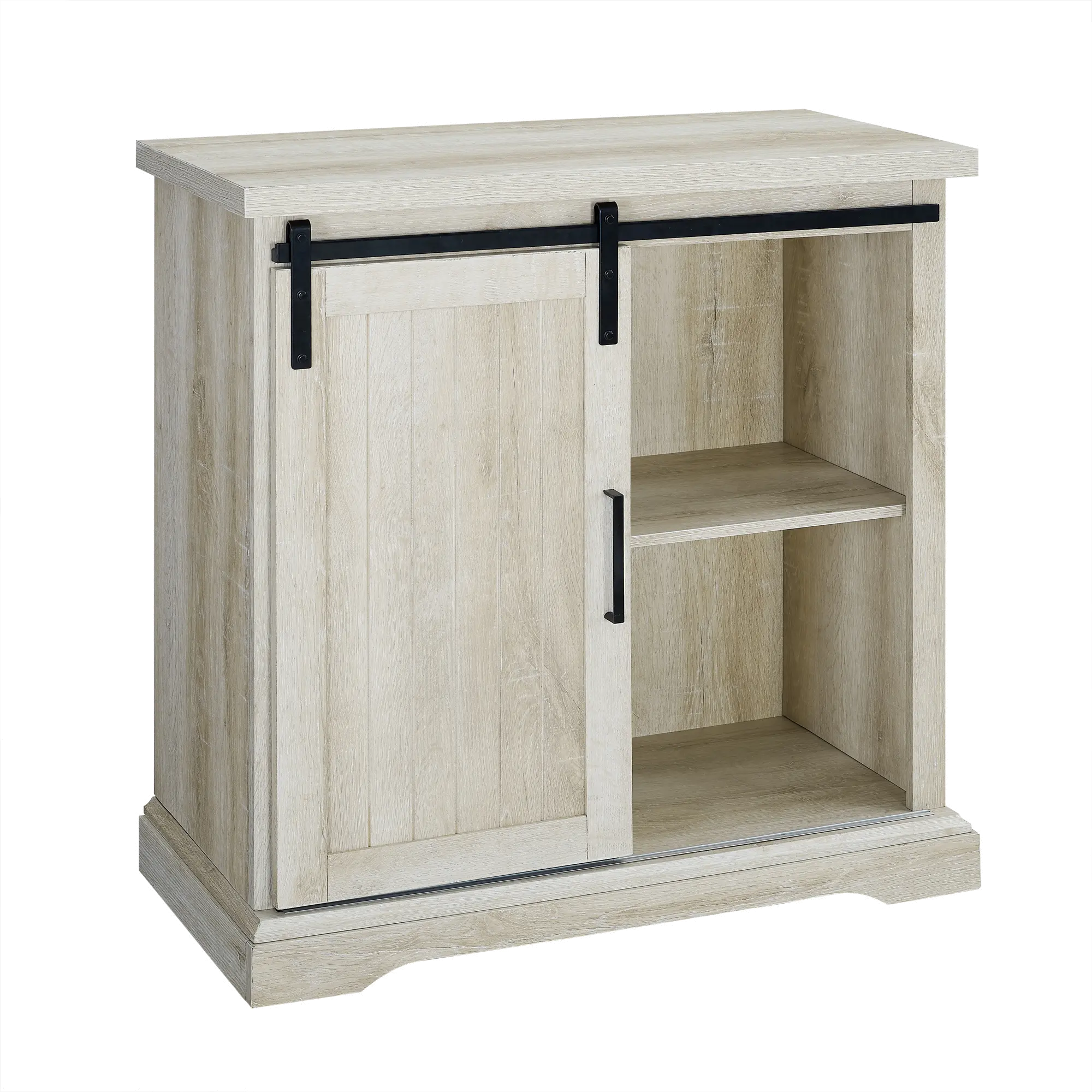 AF32ALGRDWO Farmhouse White Oak 32 Inch Dining Room Sideboard-4
