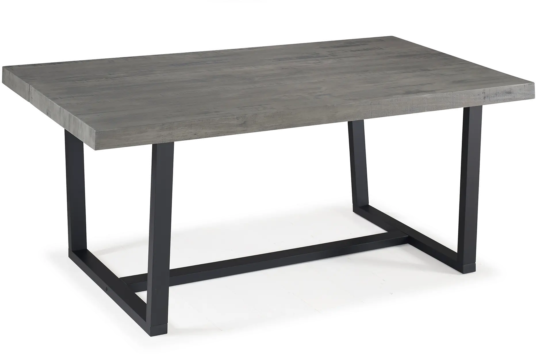 TW72DSWGY Argon Rustic Gray 72 Inch Dining Room Table-4
