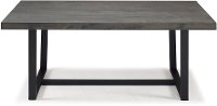 TW72DSWGY Rustic Gray 72 Inch Dining Room Table-3