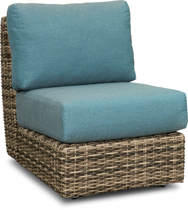 Blue Lagoon Armless Patio Chair Anesis Rc Willey Furniture Store