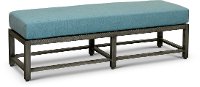 30000502S015/2BNCH Blue Lagoon 2 Seat Bench with Sunbrella Cushion - Anesis
