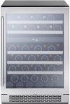 PRW24C02BG Zephyr Presrv Dual Zone Wine Refrigerator - Stainless Steel