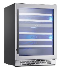 PRW24C02BG Zephyr Presrv Dual Zone Wine Refrigerator - Stainless Steel-2