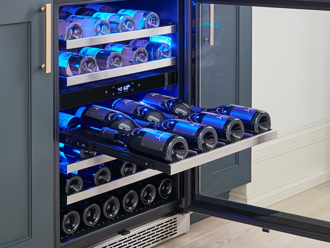 PRW24C02BG Zephyr Presrv Dual Zone Wine Refrigerator - Stainless Steel-7