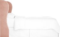 410TVLVTBLSH Blush Pink Velvet Wingback Twin Upholstered Headboard-6