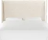 430TSHPSNTR Tiffany Sherpa Curved Wingback Twin Headboard - Skyline Furniture