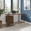 ACD160MW-03 Modern Walnut 60 inch Writing Desk with Drawers - Architect