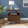 ACF131MW-03 Modern Walnut 1 Drawer Lateral File Cabinet - Architect