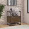 Rustic Brown Lateral File Cabinet - Anthropology