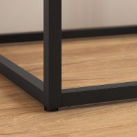 Rustic Brown Glass Top End Table - Anthropology-4