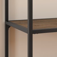 Rustic Brown Glass Top Console Table - Anthropology-3