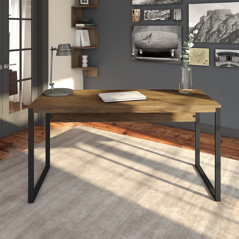 Rustic Brown 60 Inch Writing Desk Latitude Rc Willey Furniture
