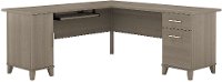 Contemporary Ash Gray 72 Inch L-Shaped Desk - Sommerset-5