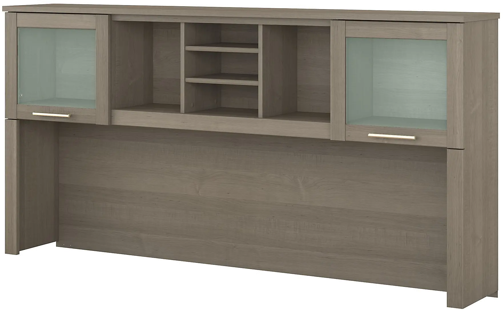 WC81611 Somerset Ash Gray 72 Inch Hutch for L Shaped Desk-5