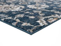 5 x 7 Medium Transitional Navy Blue Rug - Century-2