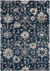 8 x 11 Large Transitional Navy Blue Rug - Century